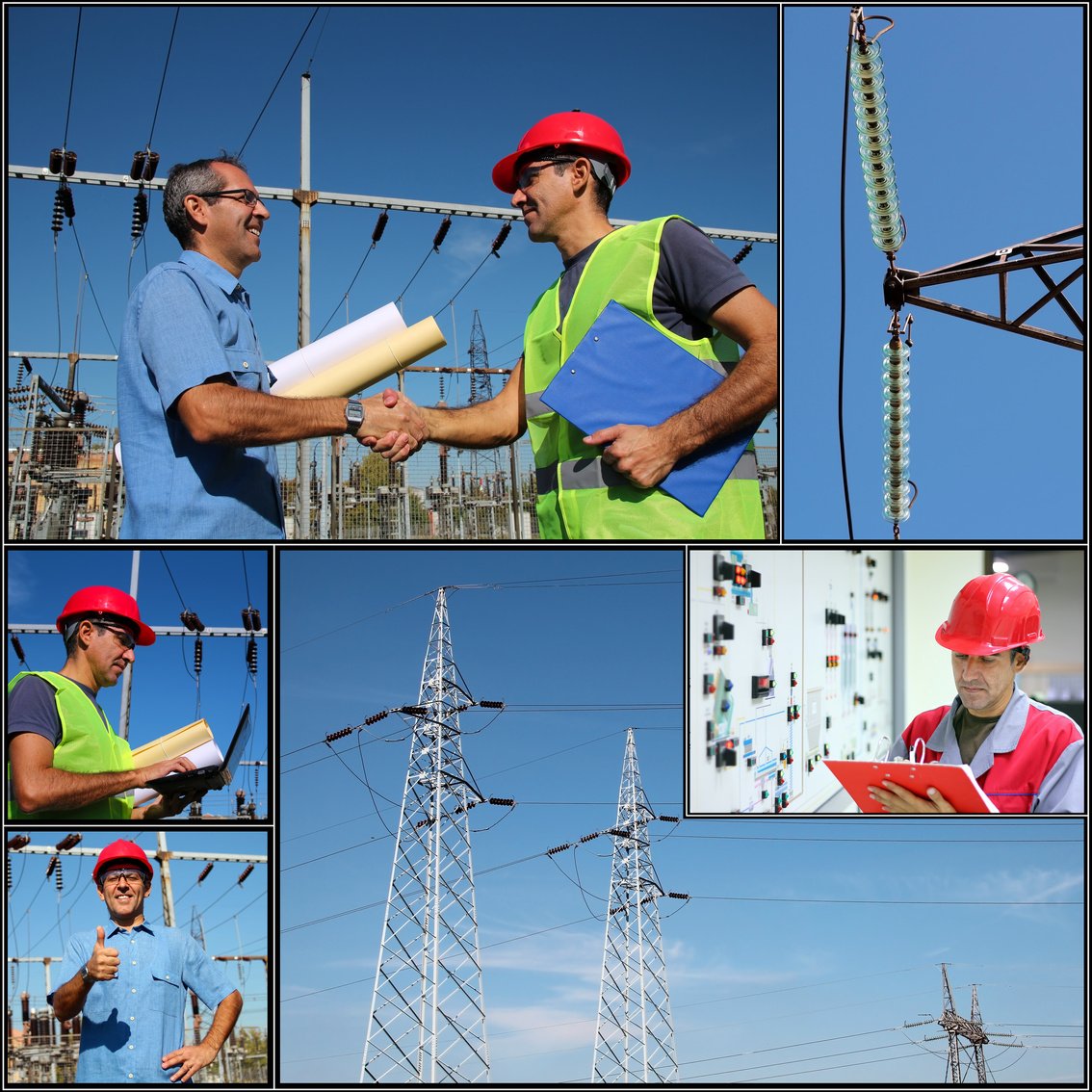 Power Company Electrical Engineers - Collage